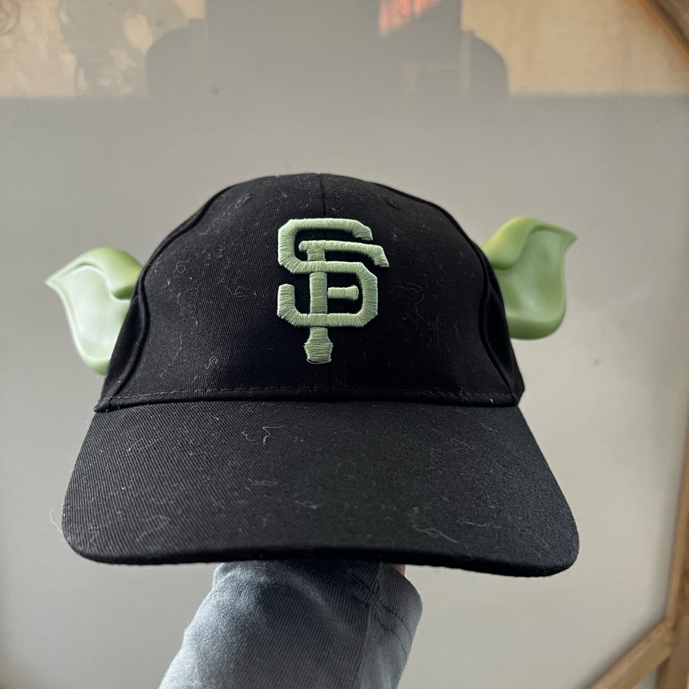 San Francisco Giants Yoda Baseball Cap with Green Logo and Ears